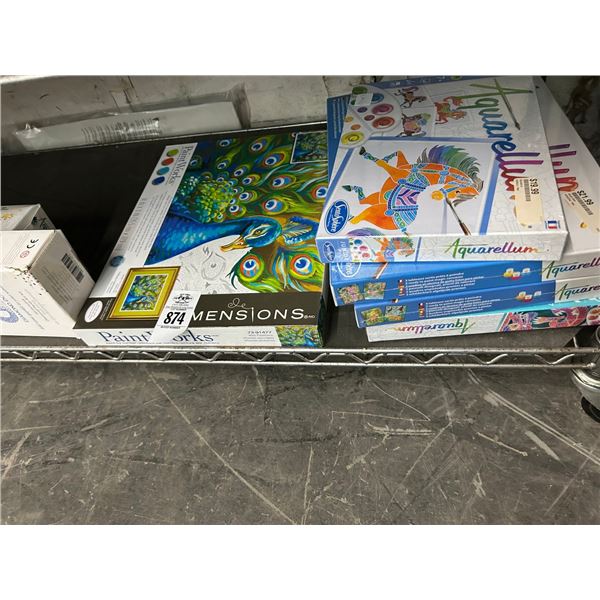 7-Paint Works Activity Sets - 7 X $