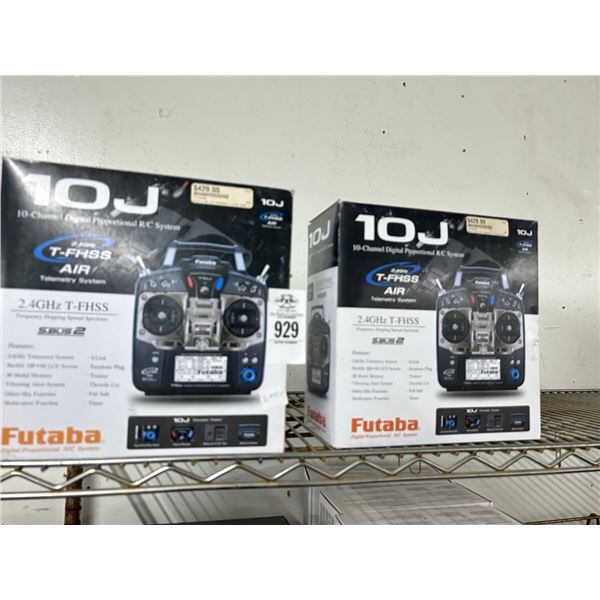 2-Futaba 10J  RC  Control - 2 X $