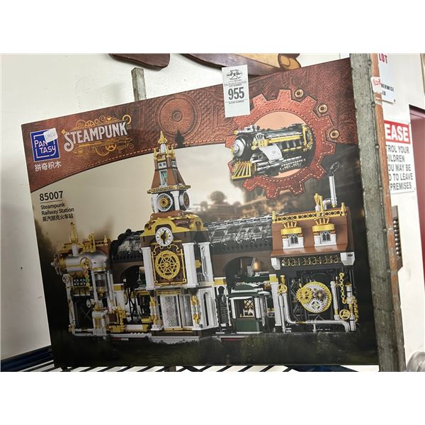 Steampunk Railway Station Model