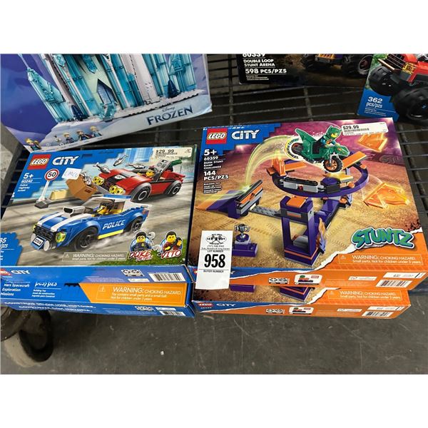 4-Lego City Playset - 4 X $
