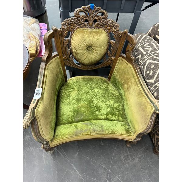 Antique Chair - Missing Seat Pad - Some Damage