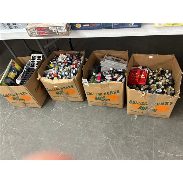 4-Box of Model Paint/Paint Supplies - 4 X $