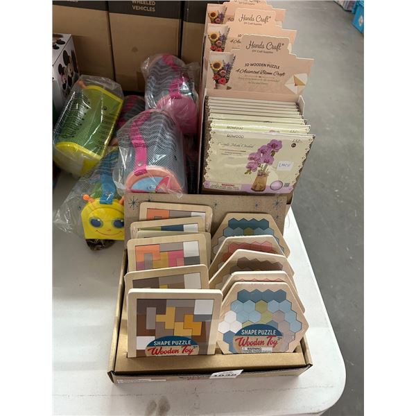 Toy Wooden Puzzles, Bloomcraft Kits, Sunpatch Bug Houses - ALL