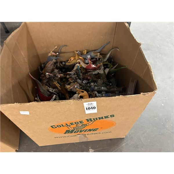 Box of Dinosaur Figurines