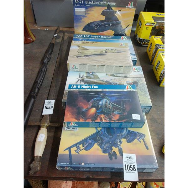 6-War Plane Models - 6 X $