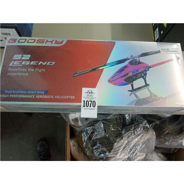S2 Legend RC Helicopter 2 x the money