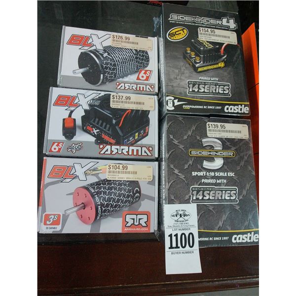 5-RC Motors - 5 X $