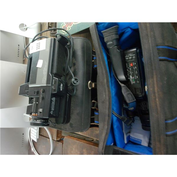 Sony/Qzar Camcorders w/Cases - 2