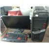 Image 1 : Gaming Tower Computer w/Monitor/Keyboard