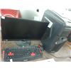 Image 2 : Gaming Tower Computer w/Monitor/Keyboard