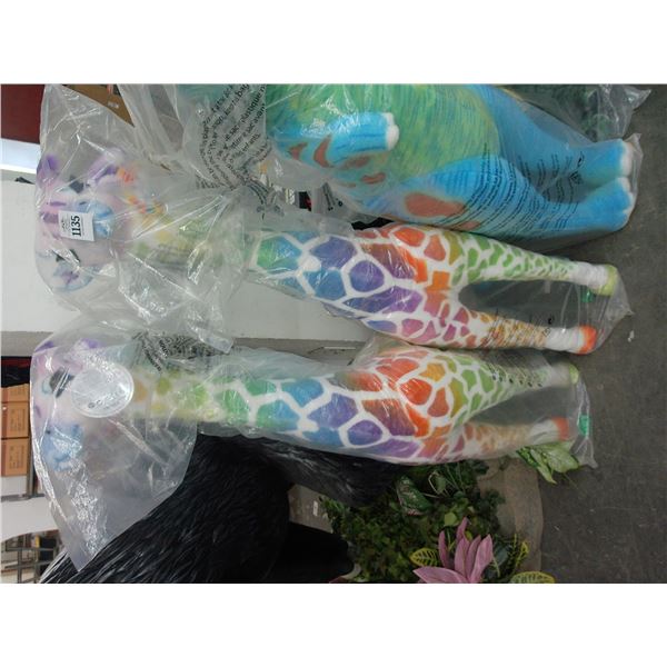 Melissa/Doug 4' Plush Giraffe - Pair