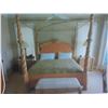 Image 2 : Canopy King Bed/Marble Top Dresser/Nightstands/Dresser/Mirror Set by Inventor