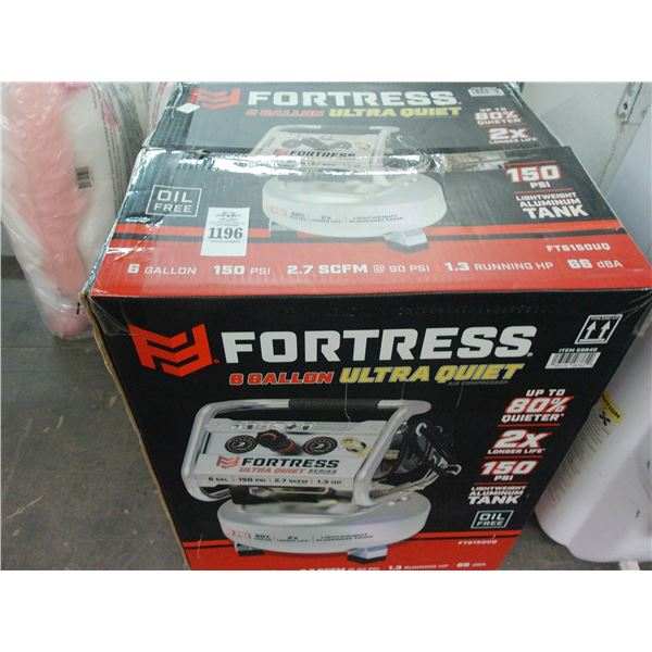 Fortress 150 PSI Portable Pancake Air Compressor In Box