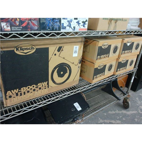 Klipsch R1800 Inceiling Loud Speakers 4, AWRW Outdoor Loud Speaker