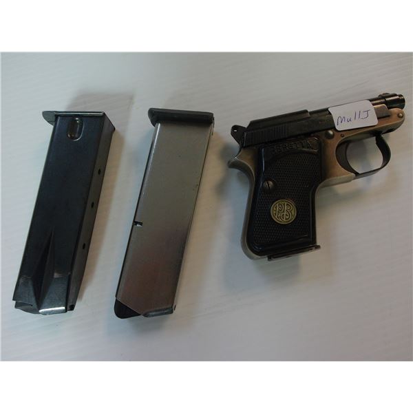 Beretta 22 Cal. Snub Pistol  S # 64177CC  w/2 Clips