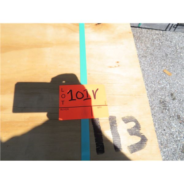 3/4"  X  4"  X  8"  Plywood -31