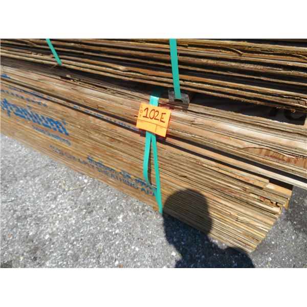 3/4"  X  4'  X  8',   37  1/2"  X  4'  X  8'  PT  Plywood 3