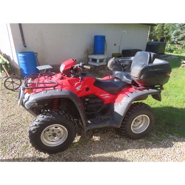 2008 Honda Rubicon Trail Edition 500CC 4x4 with Front Rear Rac