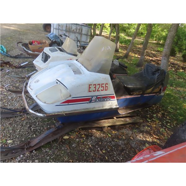 2x 1972 Polaris Charger Snowmobile Parts Machine