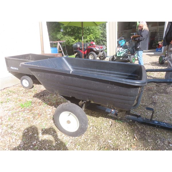 Bumper Hitch Tilt Trailer 48x32x12'' Deep
