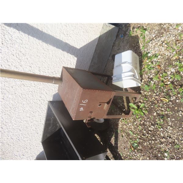 Ice Shack Custom Built Wood Stove with Smoke Stack