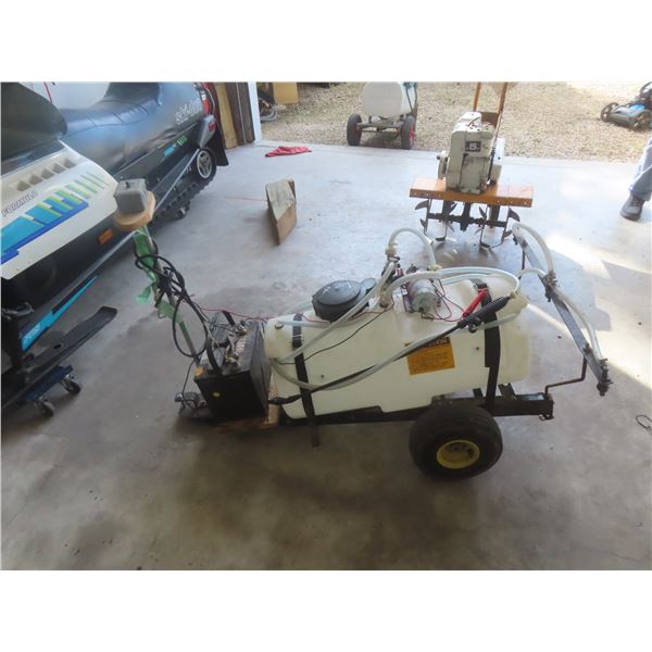 Power Fist Pull Behind Sprayer with 12V Pump and 48'' Boom