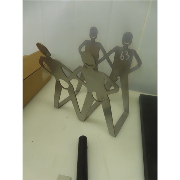 Novelty Stainless Steel Weiner/Sausage Stand for BBQ or Smoker