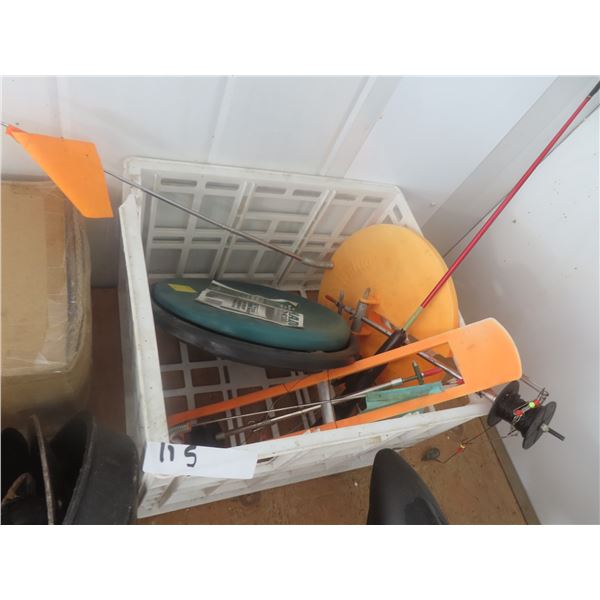 Ice Fishing Pop Up and Pail Seat 
