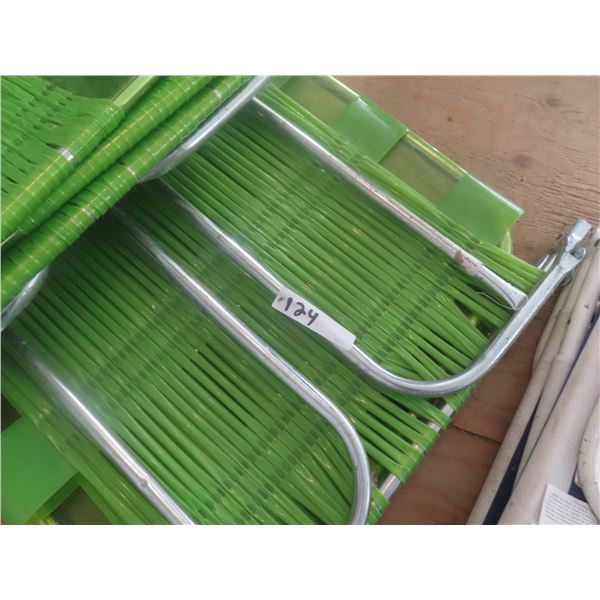 3 Fold up Lawn Chairs