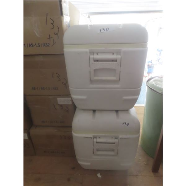 2 Igloo Xlarge Coolers 39x17x20