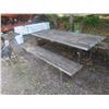 Image 1 : Picnic Table with Metal Frame 29x56x96
