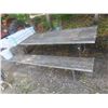 Image 2 : Picnic Table with Metal Frame 29x56x96
