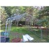 Image 3 : Portable Plastic Garage Shelter 10x16x8FT H 