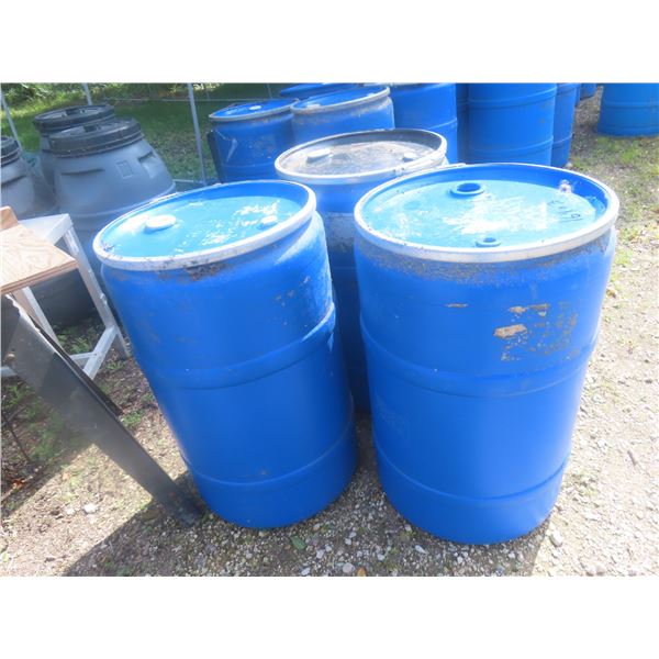 3 Poly Barrel with Lids Food Grade