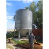 Image 1 : Westeel 1650 Bushel Bin with StoreKing Hopper Bolted to Cement Pad