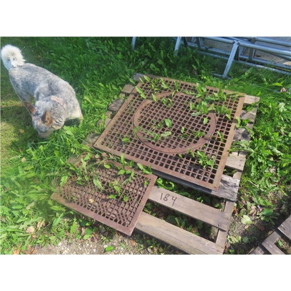 Steel Grates 21x14 and 31 1/2x31 1/2 