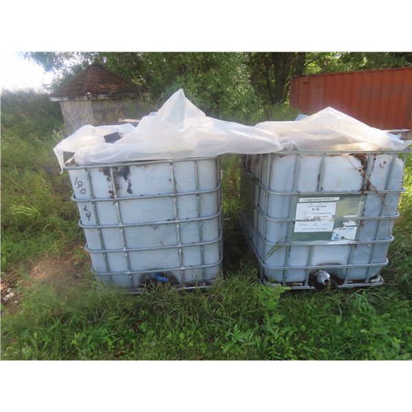 2 1000L Totes Filled with Peat Moss 