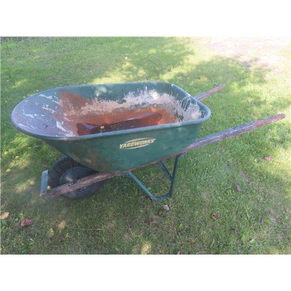 Rubber Tire Wheel Barrow