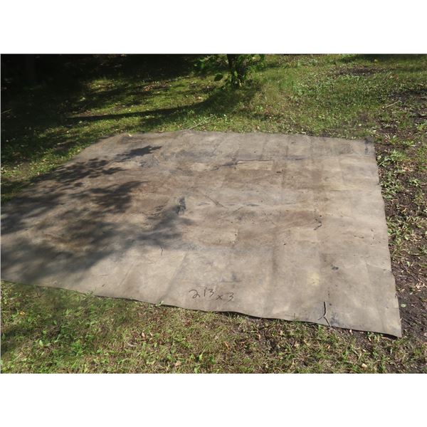 3 Rubber Tarps 8x9, 8x10, 8x16