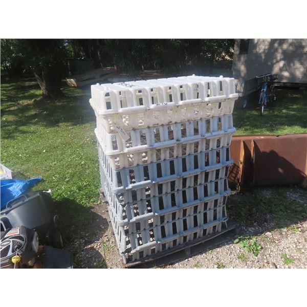 5 Poultry Cages 32x21x8 and Pet Cage 24x36x24