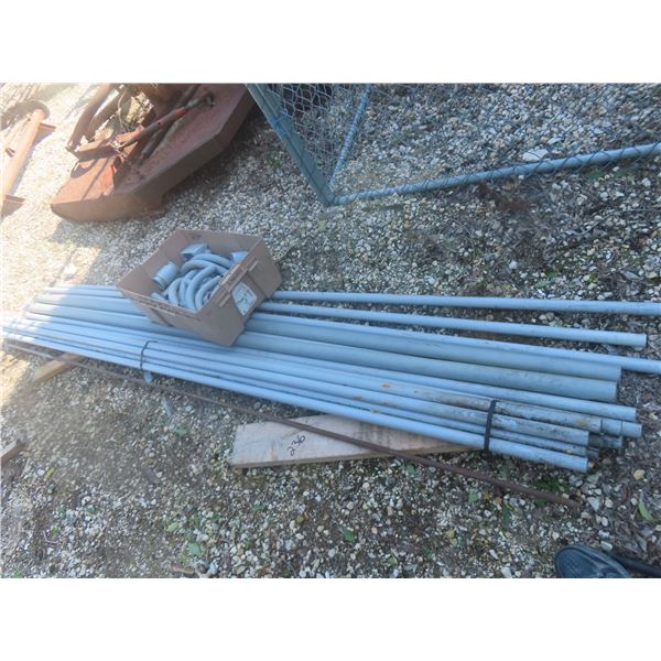 PVC Pipe 1'' and Fittings and Ground Rod