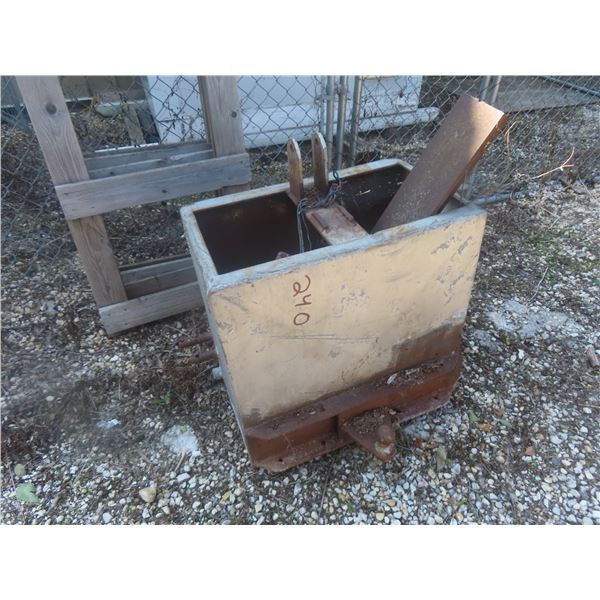 3 PH Counter Weight and Ball Hitch 