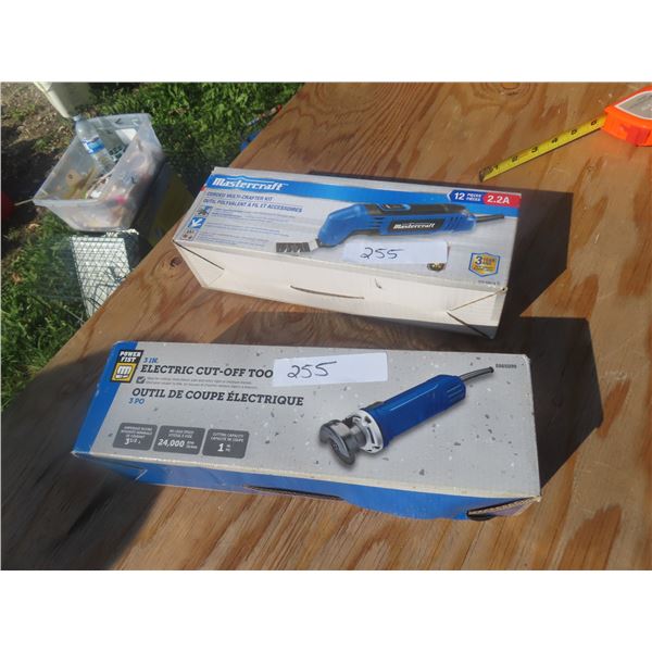 New 2 Power Tools Cutoff Tool and Multi Crafter Kit 