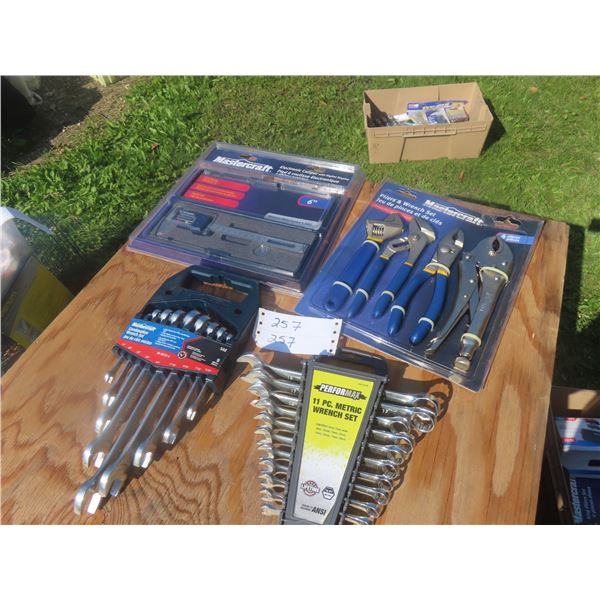 New Electronic Caliper and Wrenches Standard and Metric