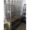 Image 1 : Folding 3 Tier Metal Shelving 66x36x24 on Wheels