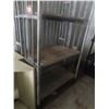 Image 3 : Folding 3 Tier Metal Shelving 66x36x24 on Wheels