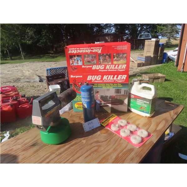 New Burgess Fogger with Propane Tank 