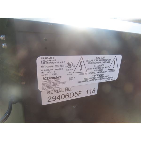 Electric Fireplace Style Heater 1375Watts