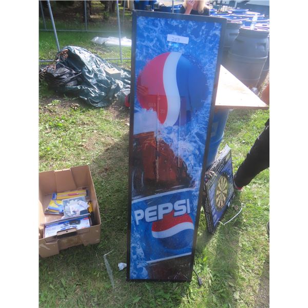Pepsi Light Up Sign 15x55