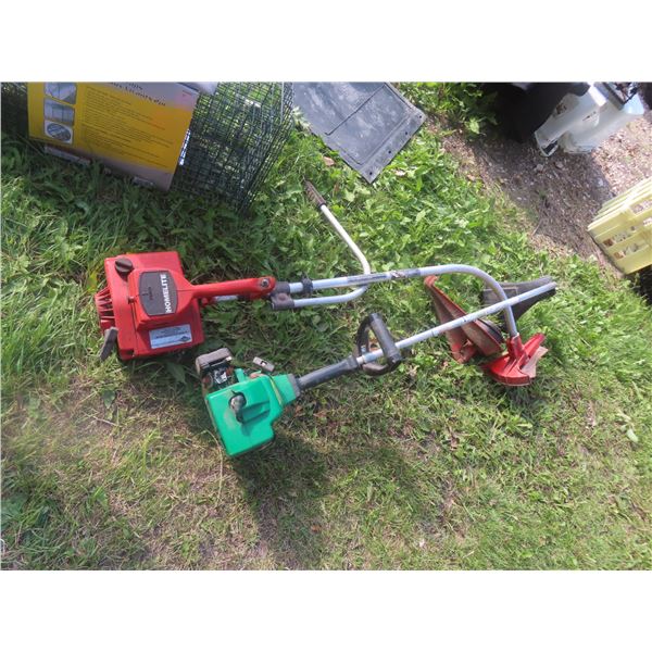 2 Weed Gas Trimmers Homelite WeedEater 